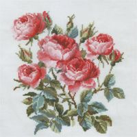 Набор для вышивания крестом Riolis "Садовые розы", 40 х 40 см