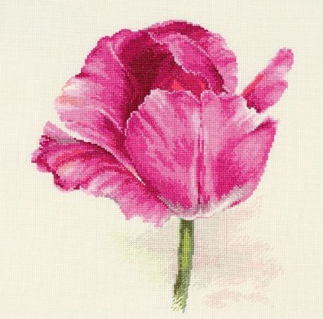 Набор для вышивания Алиса "Тюльпаны. Малиновое сияние", 22 х 26 см