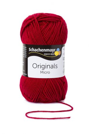 Пряжа для вязания Schachenmayr "Originals Micro", цвет: вишневый (00031), 145 м, 50 г