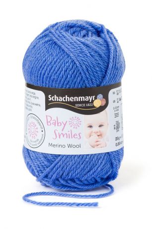 Пряжа для вязания Schachenmayr "Baby Smiles Merino Wool", цвет: лазурный (01053), 85 м, 25 г