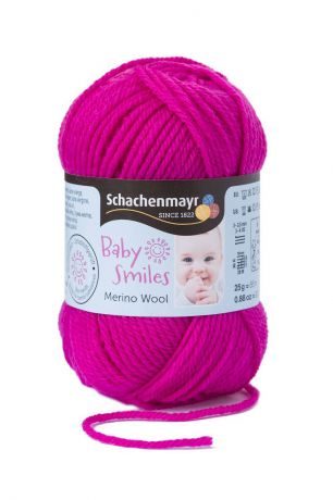Пряжа для вязания Schachenmayr "Baby Smiles Merino Wool", цвет: фуксия (01037), 85 м, 25 г