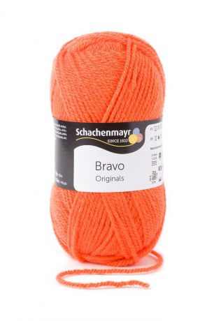 Пряжа для вязания Schachenmayr "Originals Bravo", цвет: тыквенный (08192), 133 м, 50 г