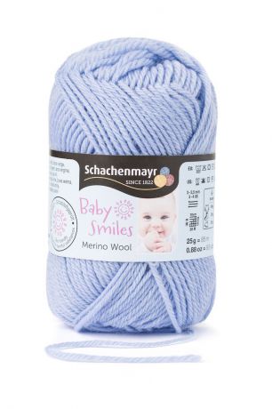 Пряжа для вязания Schachenmayr "Baby Smiles Merino Wool", цвет: светло-голубой (01054), 85 м, 25 г