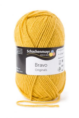Пряжа для вязания Schachenmayr "Originals Bravo", цвет: желтый (08337), 133 м, 50 г