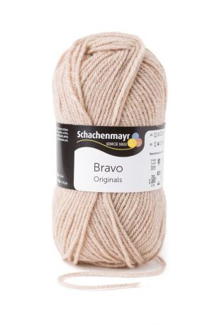 Пряжа для вязания Schachenmayr "Originals Bravo", цвет: светло-коричневый (08267), 133 м, 50 г