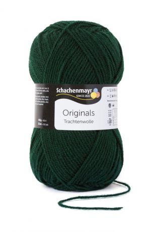 Пряжа для вязания Schachenmayr "Originals Trachtenwolle", цвет: еловый (00070), 185 м, 100 г