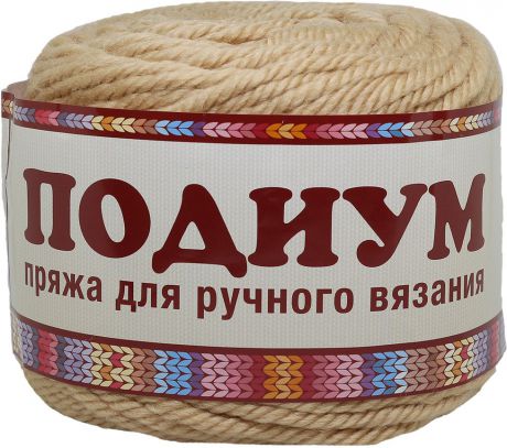 Пряжа для вязания Камтекс "Подиум", цвет: светло-бежевый (006), 125 м, 250 г, 2 шт