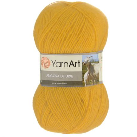 Пряжа для вязания YarnArt "Angora De Luxe", цвет: желтый (586), 520 м, 100 г, 5 шт