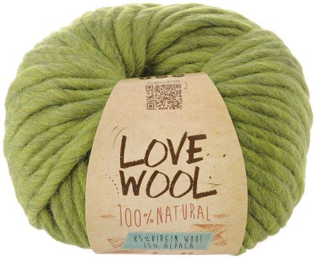 Пряжа для вязания Katia "Love Wool", цвет: салатовый (113), 50 м, 100 г