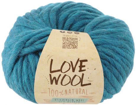 Пряжа для вязания Katia "Love Wool", цвет: аквамариновый (118), 50 м, 100 г