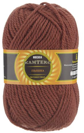 Пряжа для вязания Камтекс "Пышка", цвет: терракот (051), 110 м, 100 г, 10 шт