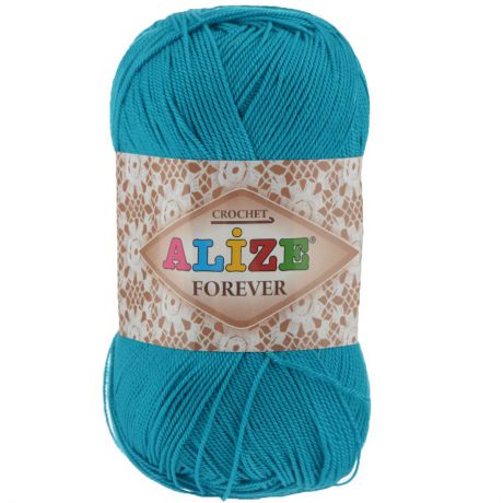 Пряжа для вязания Alize "Forever", цвет: темно-голубой (16), 300 м, 50 г, 5 шт
