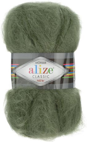 Пряжа для вязания Alize "Mohair Classik New", цвет: хаки (29), 200 м, 100 г, 5 шт