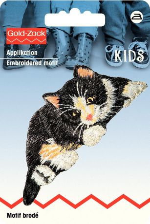 Термоаппликация Prym "Кошка", цвет: черный, бежевый, белый