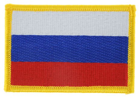 Термоаппликация Hobby&Pro "Флаг России ", 7,5 х 5 см