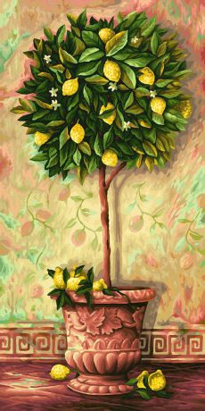 Набор для рисования по номерам Schipper "Лимонное дерево", 40 х 80 см