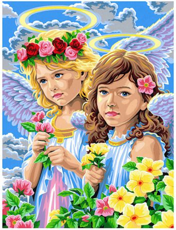 KSG Картина по номерам Ангелы