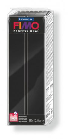 Глина полимерная Fimo "Professional", цвет: черный, 350 г