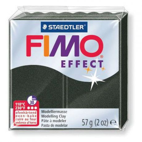 Fimo Глина полимерная Effect цвет перламутровый черный 57 г