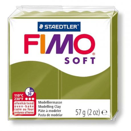 Fimo Глина полимерная Soft цвет оливковый 57 г