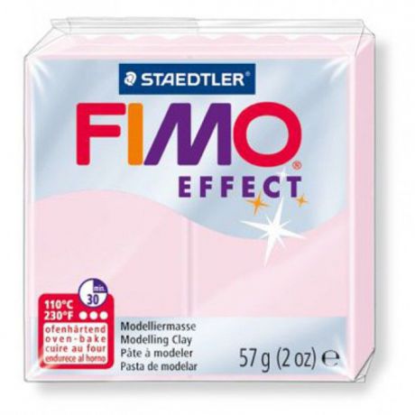 Глина полимерная Fimo "Effect", запекаемая, цвет: розовый кварц, 57 г