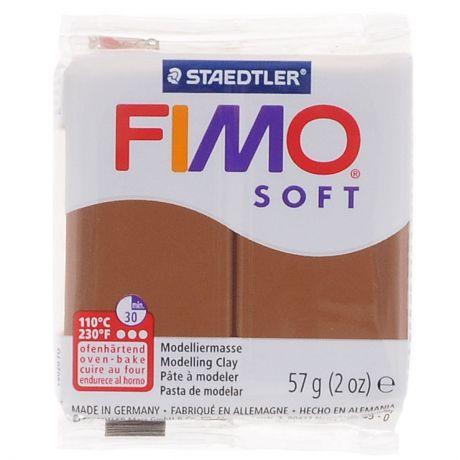 Полимерная глина Fimo "Soft", цвет: карамель (76), 57 г
