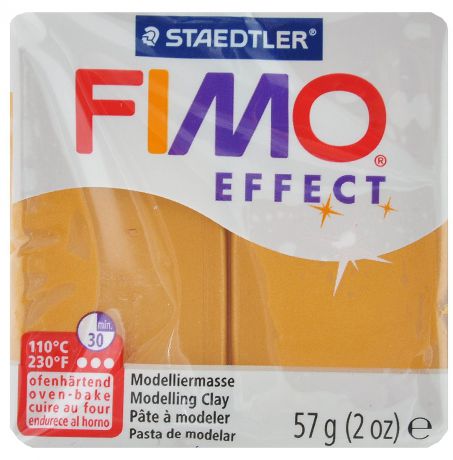 Полимерная глина Fimo "Professional", цвет: золотой металлик, 56 г