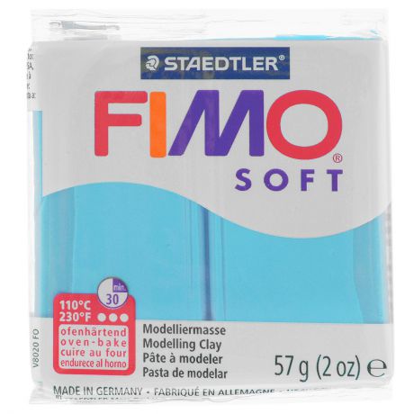 Полимерная глина Fimo "Soft", цвет: мята (39), 57 г