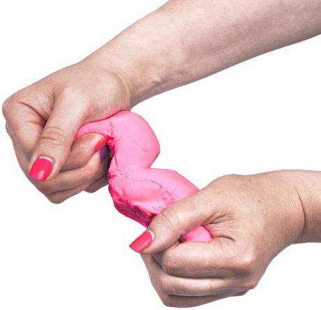 Dream Makers Воздушный пластилин для детской лепки Fluffy цвет розовый