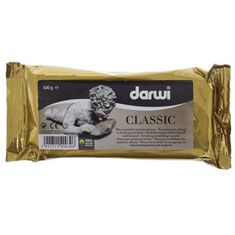 Паста для моделирования Darwi "Classic", цвет: терракотовый, 500 г