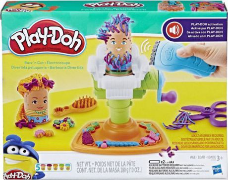 Набор для лепки Play-Doh "Сумасшедший парикмахер", 12 предметов