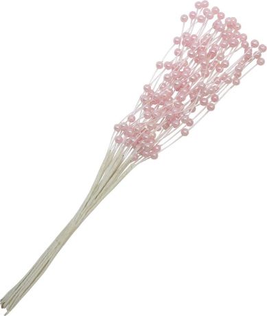 Украшение для скрапбукинга "Цветы", цвет: розовый, 0,4 х 19 см