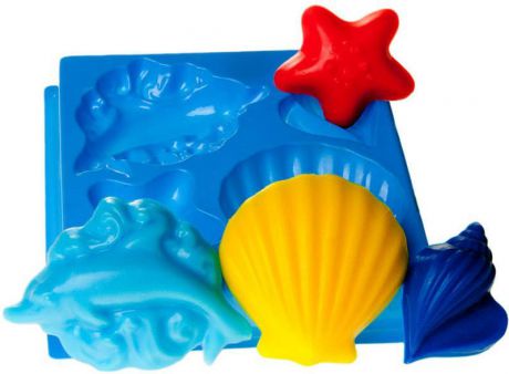 Форма для мыла Выдумщики "Морской", пластиковая, цвет: прозрачный