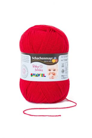 Пряжа для вязания Schachenmayr "Baby Smiles Suavel", цвет: красный (01030), 366 м, 50 г