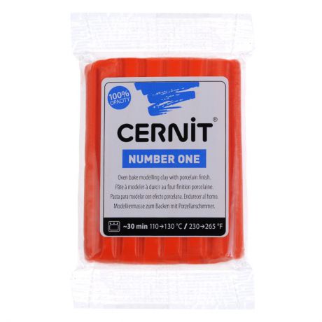 Пластика Cernit "Number One", цвет: красный мак (428), 56-62 г