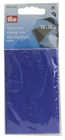 Заплатка нейлоновая "Prym", самоклеящаяся, цвет: синий, 18 x 10 см. 929502