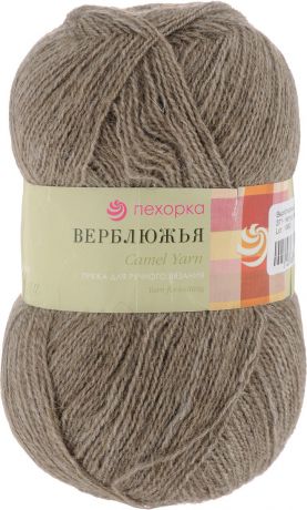Пряжа для вязания Пехорка "Верблюжья", цвет: натуральный серый (371), 600 м, 100 г, 10 шт