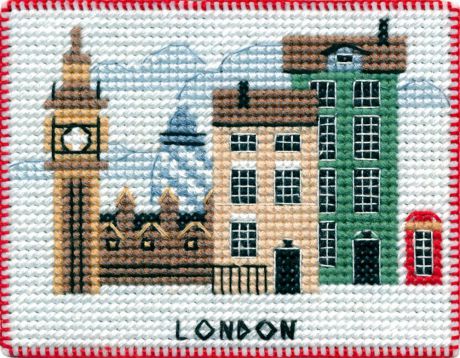 Набор для вышивания крестом Овен "Столицы мира. Лондон", 9 х 7 см