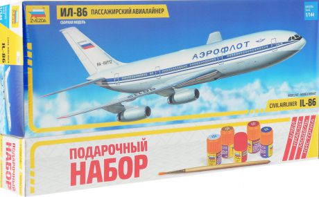 Набор для сборки и раскрашивания "Пассажирский авиалайнер Ил-86"