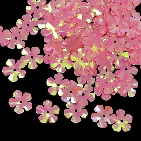 Пайетки "Ideal", цвет: розовый (29), 14 мм, 50 г. ТВY.FLK465.029