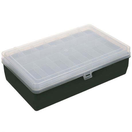 Коробка для мелочей "Trivol", двухъярусная, цвет: в ассортименте, 23,5 х 15 х 6 см