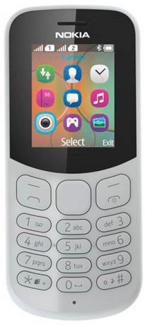 Мобильный телефон Nokia 130 Dual Sim, серый