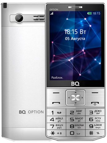 Мобильный телефон BQ 3201 Option, серебристый