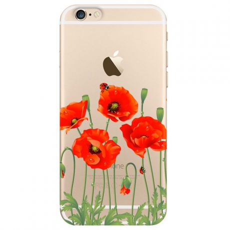 Deppa Art Case чехол для Apple iPhone 6/6s, Flowers (мак)