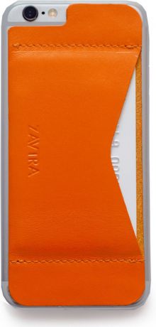 Кошелек-накладка Zavtra для iPhone 6/6s, цвет: оранжевый. zav02i6ora