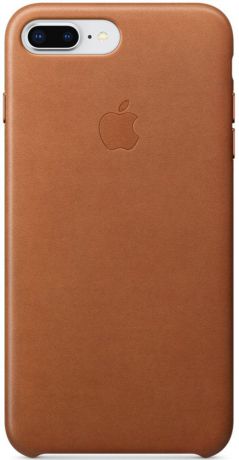 Apple Leather Case чехол для iPhone 7 Plus/8 Plus, Saddle Brown