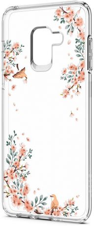 Защитный чехол Spigen Liquid Crystal Blossom Nature для Samsung Galaxy A8 (2018)