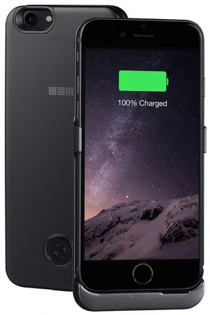 Interstep чехол-аккумулятор для Apple iPhone 7, Black (3000 мАч)
