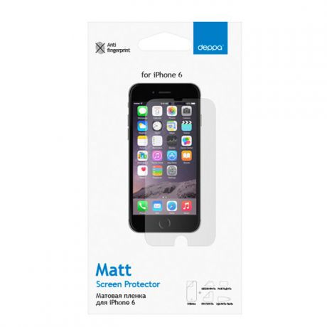 Deppa защитная пленка для Apple iPhone 6, матовая