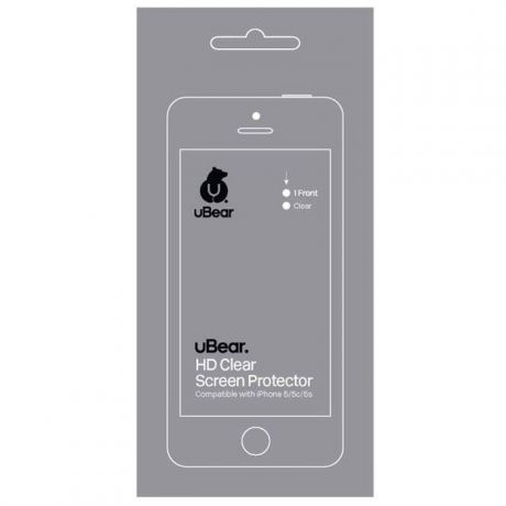 uBear защитная пленка для iPhone 5/5s, прозрачная